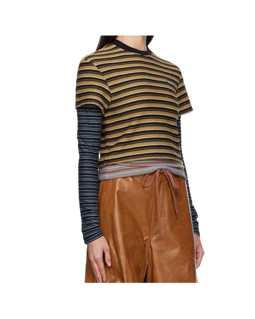 ANDERSSON BELL Multicolor Striped Long-Sleeved T-Shirt for men