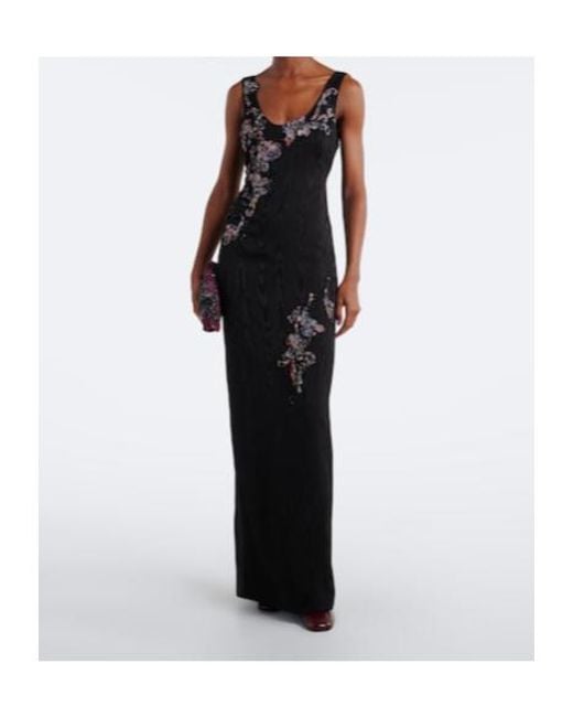 Dries Van Noten Black Debant Embellished Gown