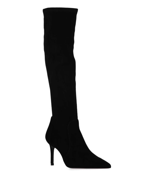 Stuart Weitzman Black Pointed Toe Boots