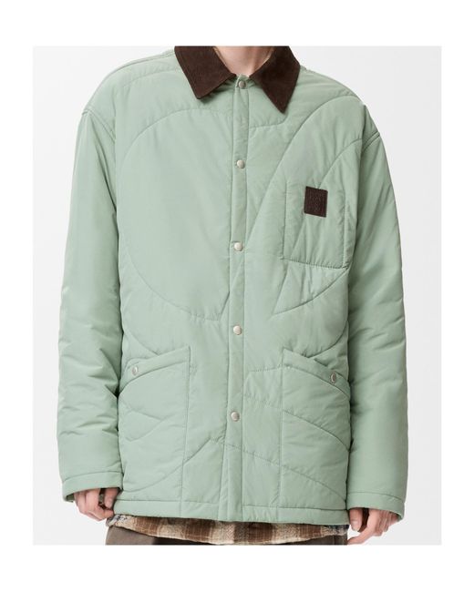 Loewe Green Padded Overshirt for men