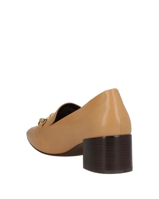 Tory Burch Natural Square-Toe Loafers