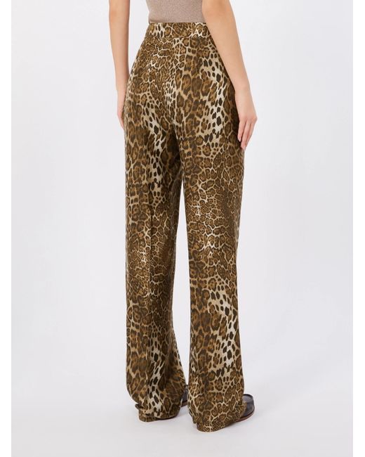 Max Mara Natural Studio Mstromana Pattern-Printed Trousers