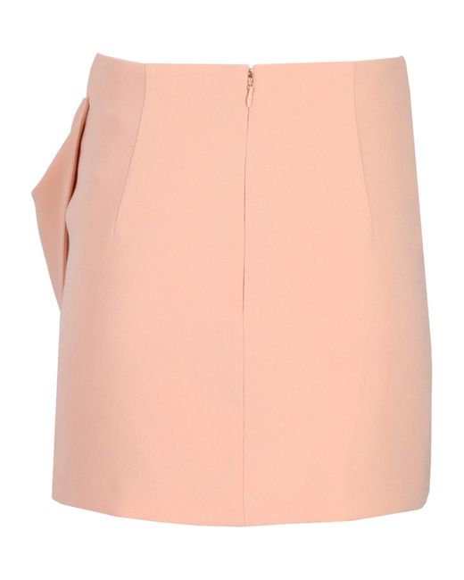 Elisabetta Franchi Pink Pleated Midi Skirt
