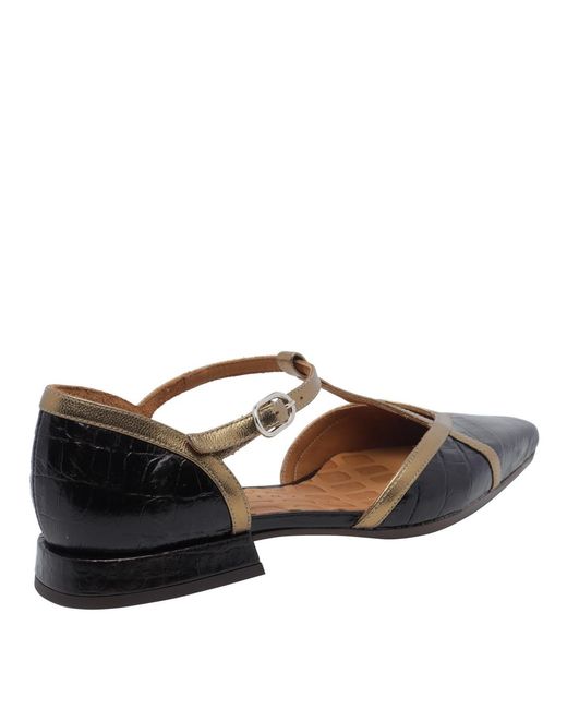 Chie Mihara Brown Square-Toe Flats
