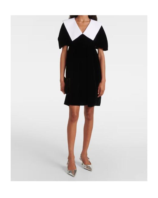 Nina Ricci Black Velvet Minidress