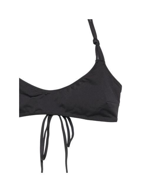 Frankie's Bikinis Black Tie-Side Bikini