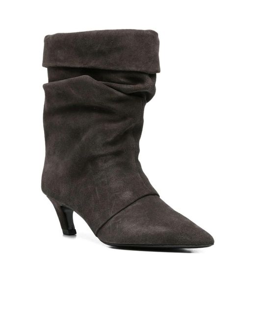 Ash Black Pointed Toe Boots