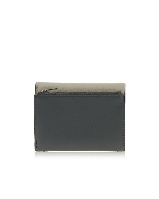 Mulberry Gray Folding Wallet