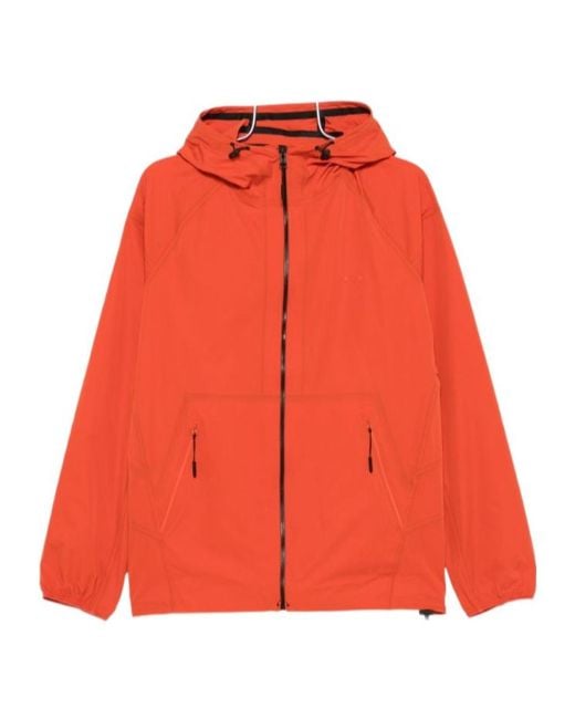 Oakley Red Zip-Up Hooded Jacket for men