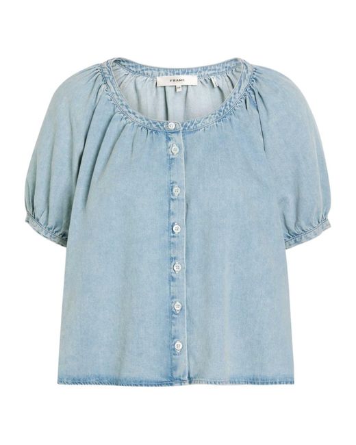 FRAME Blue Denim Shirt