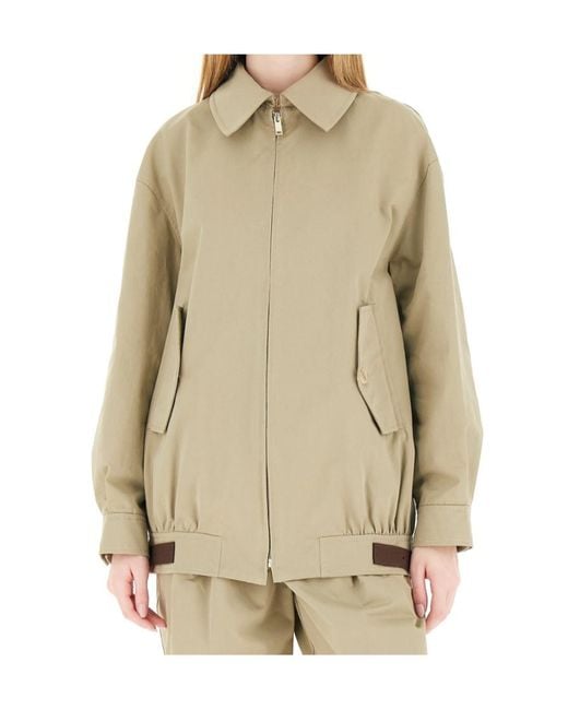 Semicouture Natural Nives Zip-Up Jacket