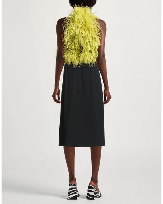 MM6 by Maison Margiela Black Flared Skirt