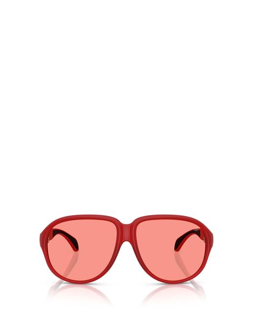 Moncler Pink Eyewear Pilot Frame Sunglasses for men