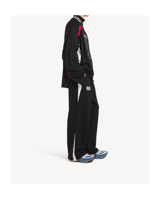 Balenciaga Black Nba Collaboration Oversized Sweatpants for men