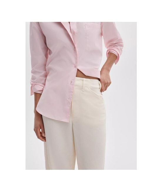 Rag & Bone White Casual Pants With Belt Loops