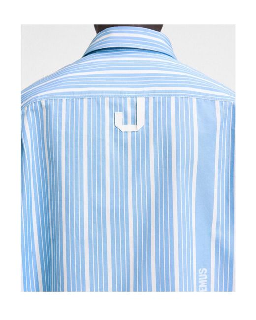 Jacquemus Blue "La Chemise Simon" Shirt for men