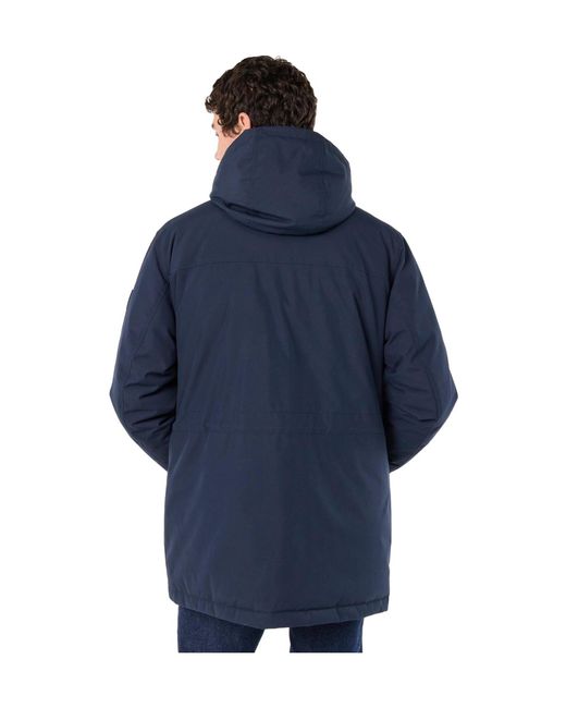 Boss Blue Hooded Long Sleeve Jacket for men