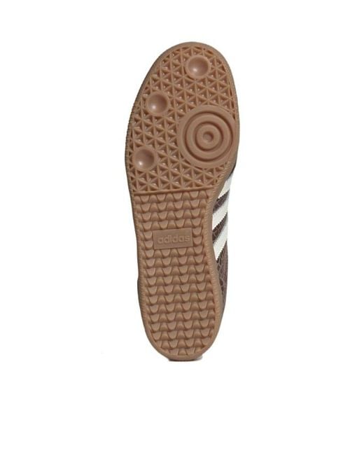 Adidas Originals Brown Samba Og Low-Top Sneakers for men