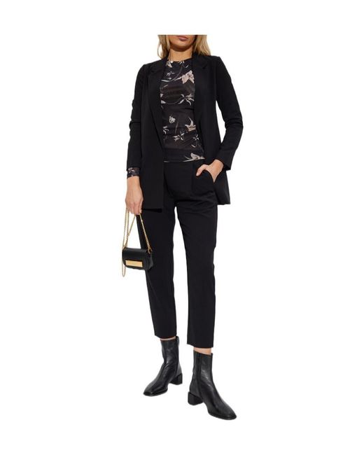 AllSaints Black Aleida Tapered Pants