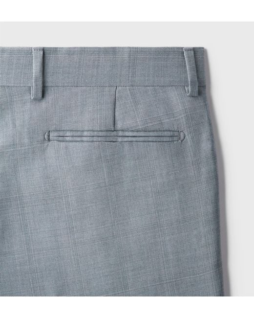 Dior Blue Double-Breasted Suit for men