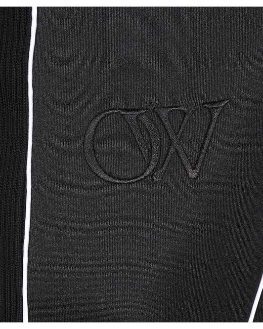 Off-White c/o Virgil Abloh Black Zip-Up Long-Sleeved Jacket