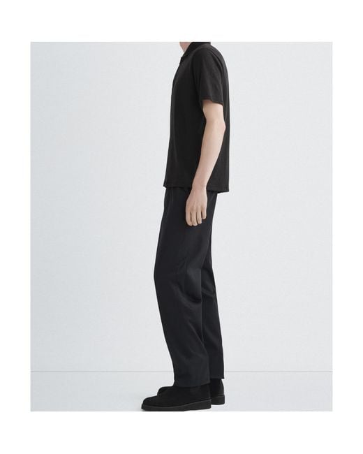 Rag & Bone Black Short-Sleeved Polo Shirt for men