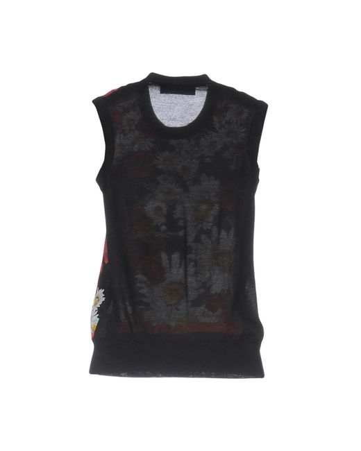 Dolce & Gabbana Black Printed Jumpers