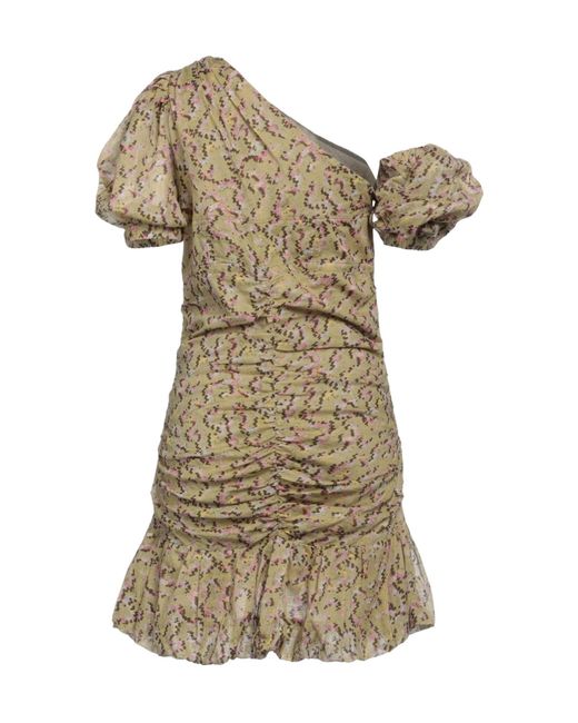 Isabel Marant Natural Fitted Printed Dress