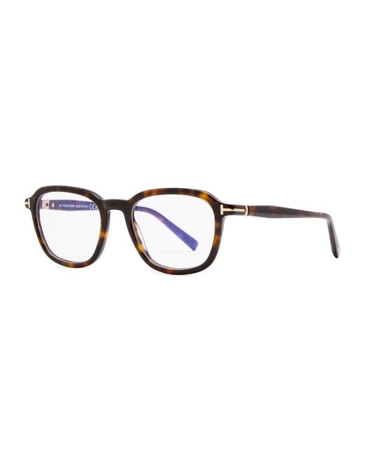 Tom Ford White Square-Frame Optical Glasses for men