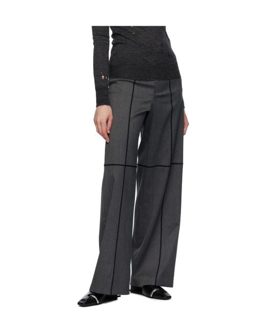 MM6 by Maison Margiela Black Pleated Pants