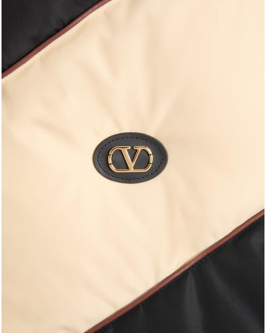 Valentino Black Chevron Zip-Up Hooded Jacket for men