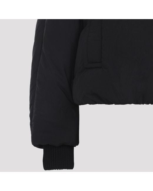 Sportmax Black Glizia Zip-Up Down Jacket