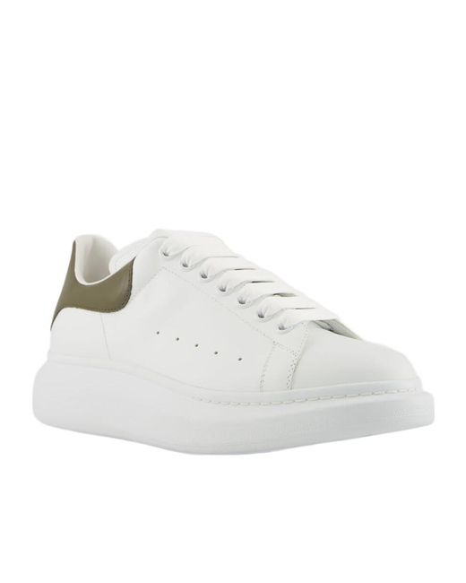 Alexander McQueen White Oversized Platform Sneakers for men