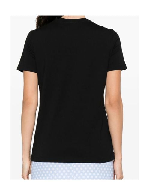 ERMANNO FIRENZE Black Crystal-Embellished T-Shirt