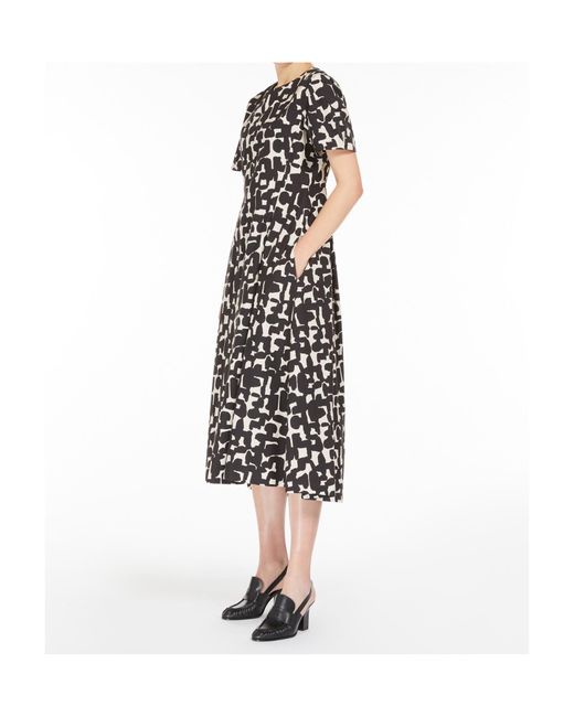 Max Mara Black Short Sleeve Dress