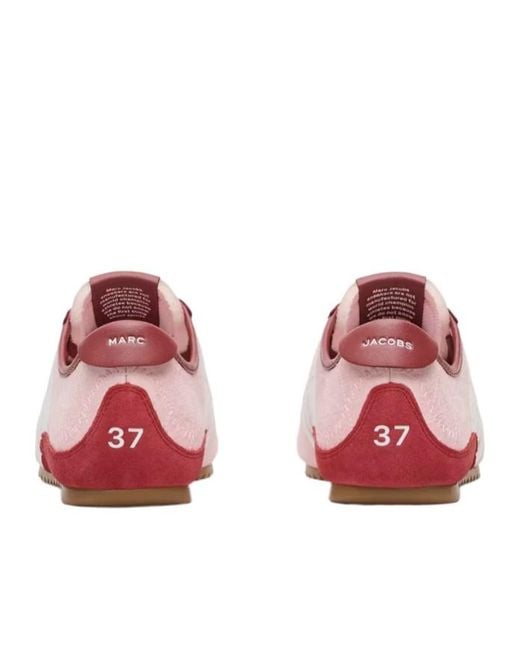 Marc Jacobs Pink The Brushed Satin 400 Bleecker Runners