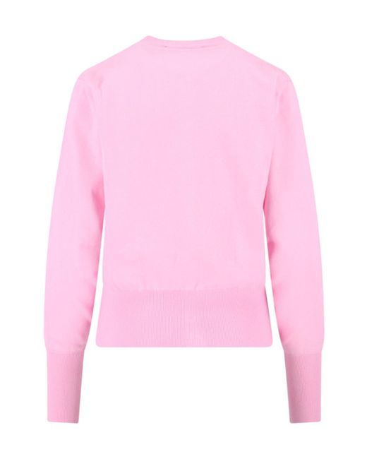 Vivienne Westwood Pink Orb Embroidered Knitted Cardigan