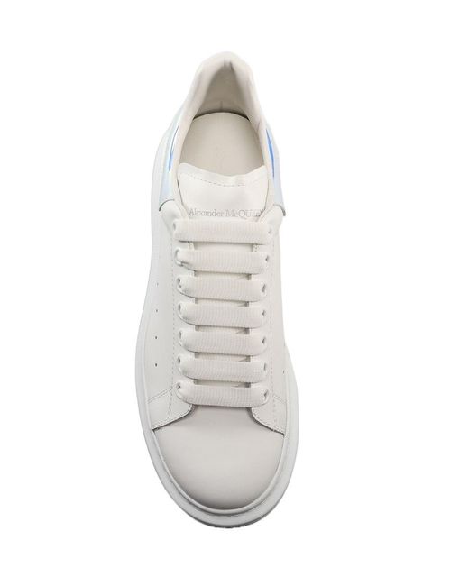 McQueen White Oversized Low-Top Sneakers for men