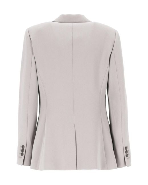 Theory Gray Admiral Crepe Staple Blazer