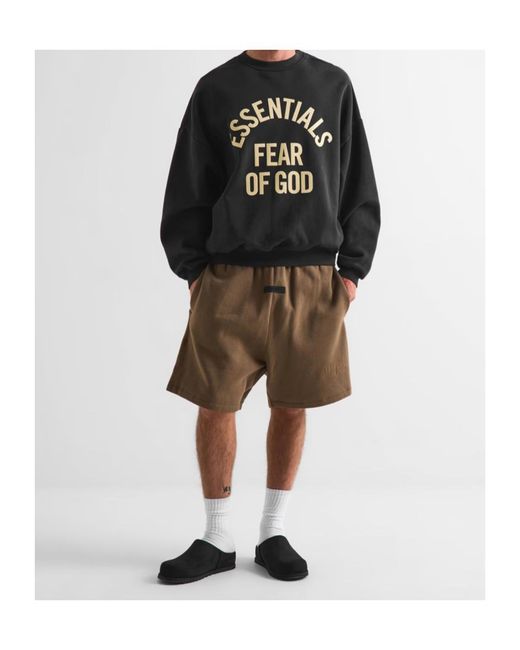 Fear Of God Black Logo Long-Sleeve Sweatshirt for men