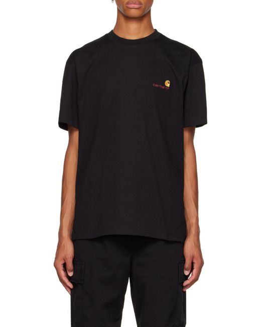 Carhartt Black Carhartt American Script T-Shirt for men