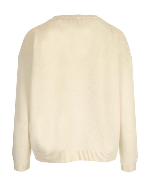 Max Mara White Logo Sweater