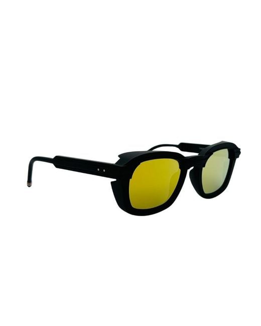 Thom Browne Yellow Square-Frame Sunglasses for men