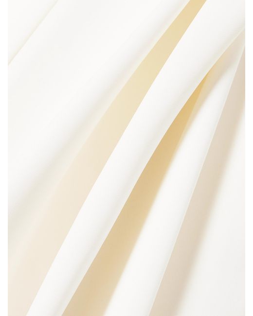 Maticevski White Pleated Dress