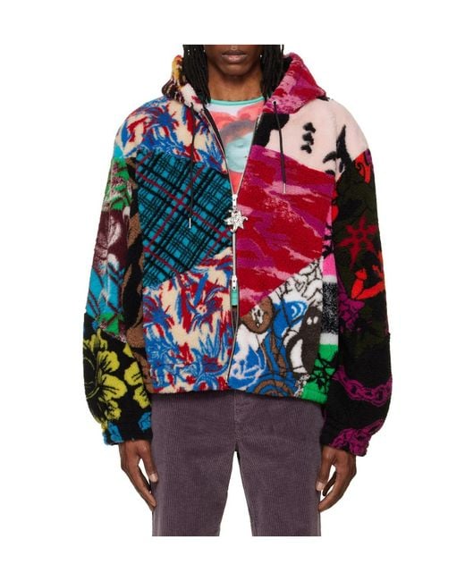 Chopova Lowena Multicolor Patchwork Oversized Hoodie for men