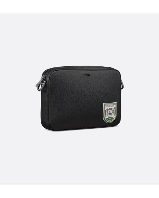Dior Black Saddle Triple Pouch for men