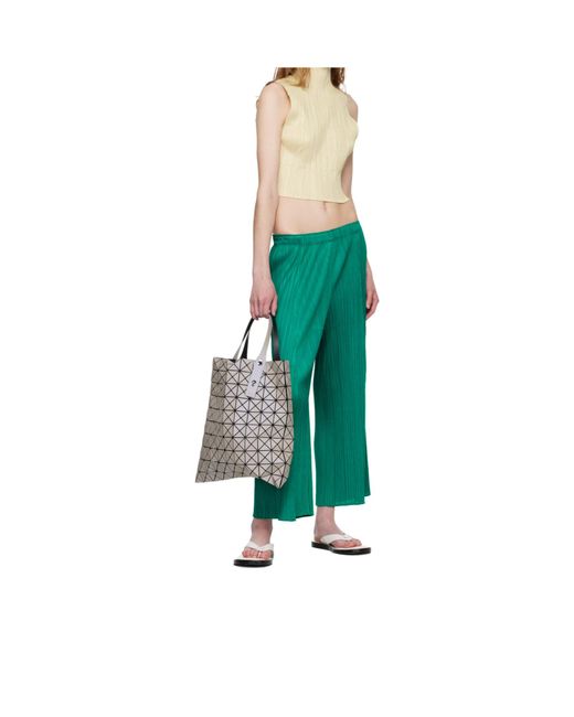 Issey Miyake Multicolor Geometric-Pattern Tote Bag