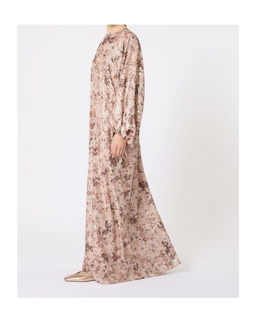 Max Mara Natural Long-Sleeved Dress