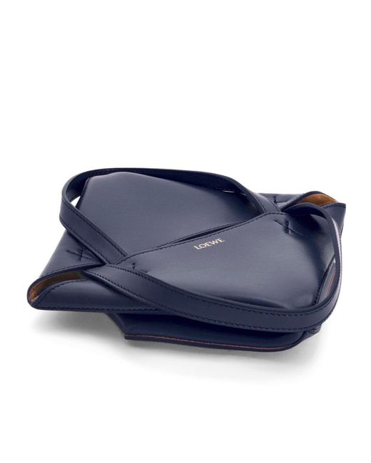 Loewe Blue Mini Puzzle Fold Tote Bag