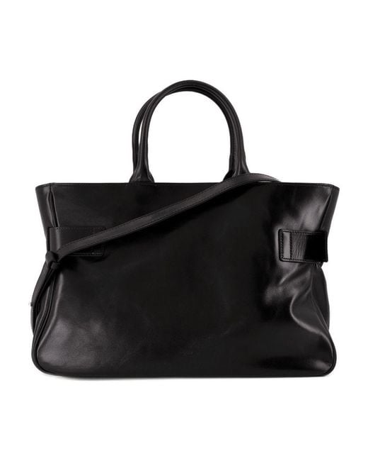 OSOI Black Brocle Shopper Bag
